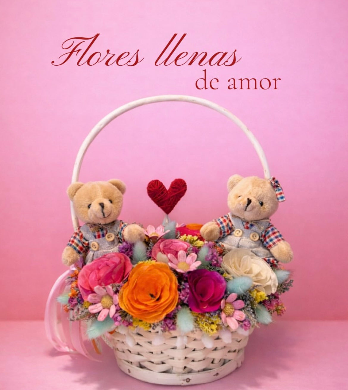 Canasta llenito amor