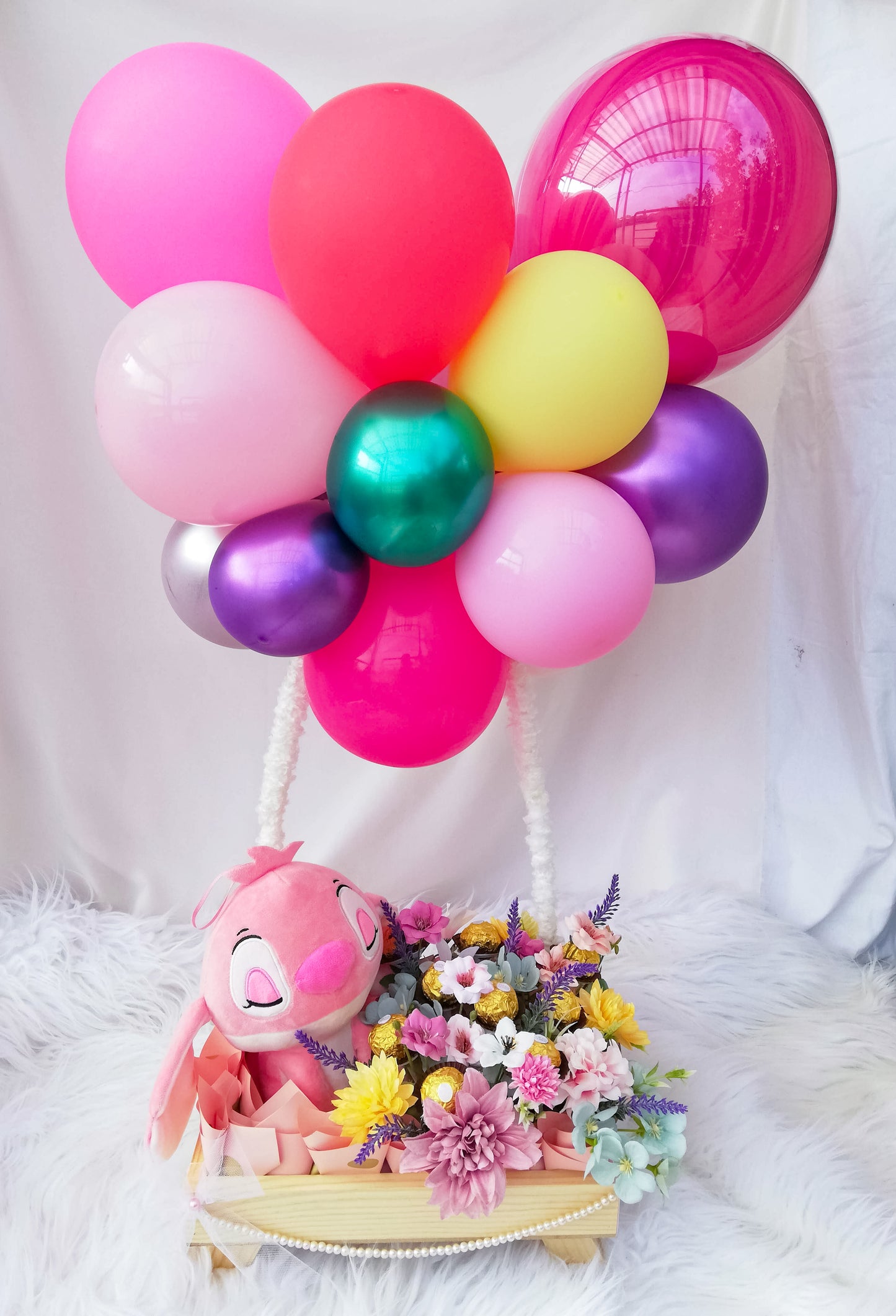 Canasta con nube de corazón