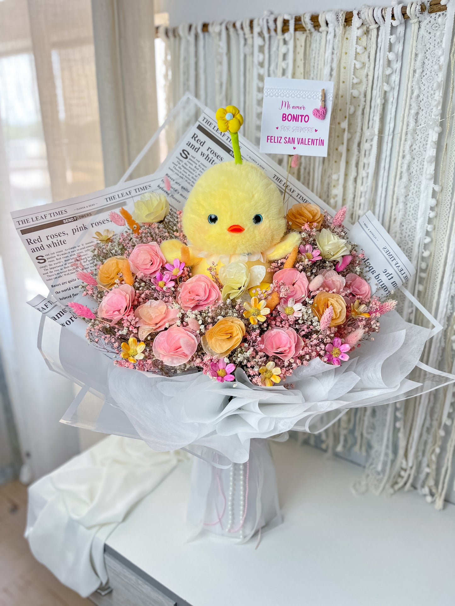 Ramo corazón de pollito