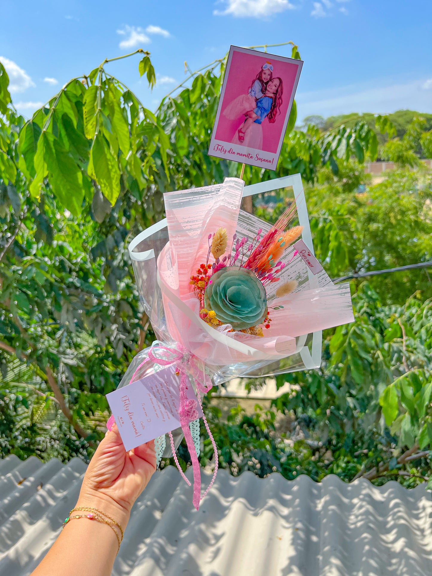 💕Ramo Isa con tarjeta personalizada