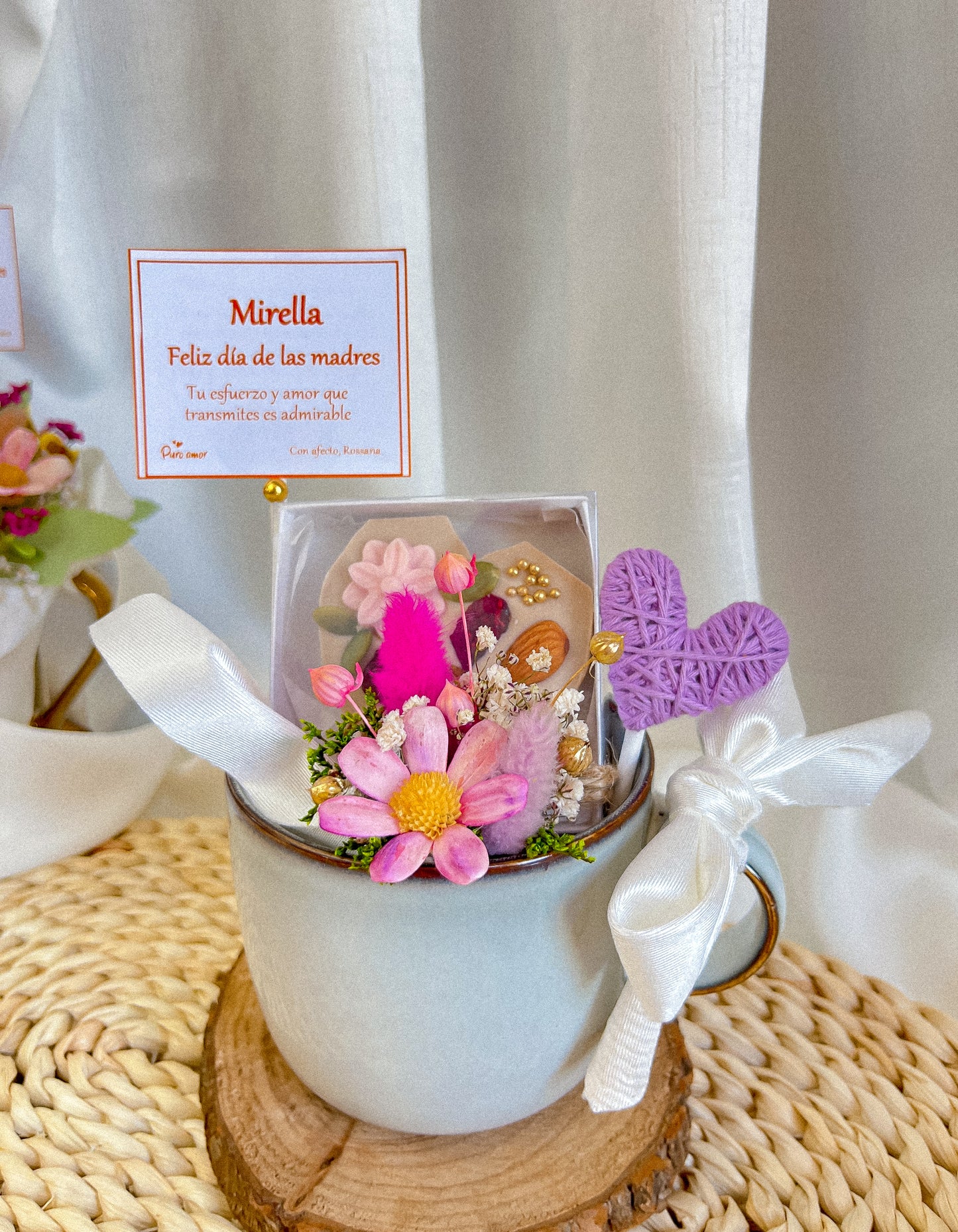 Mug corazón llenito de amor