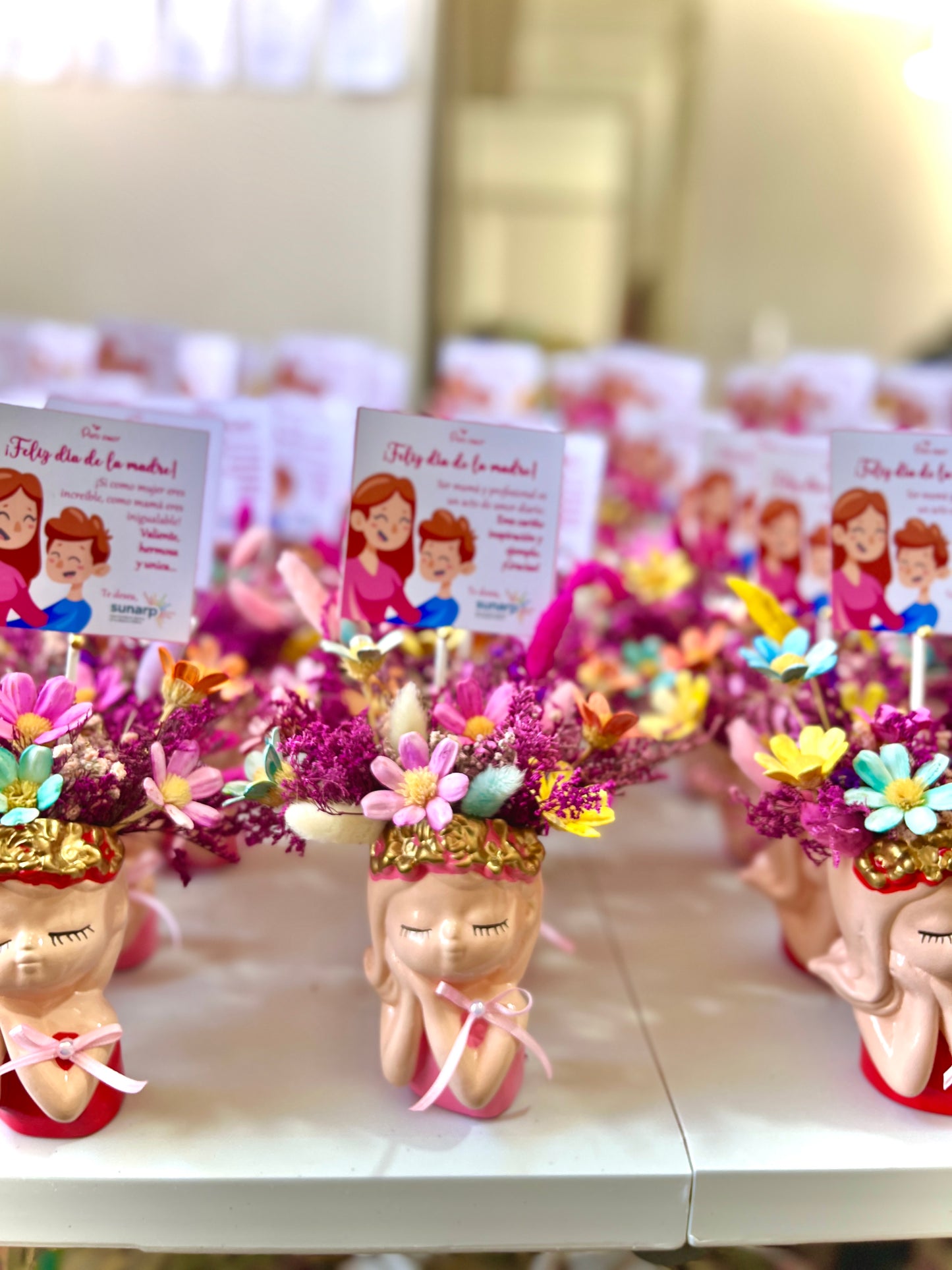 Mini Cecil con flores preservadas (solo pedidos a partir de 5unidades)