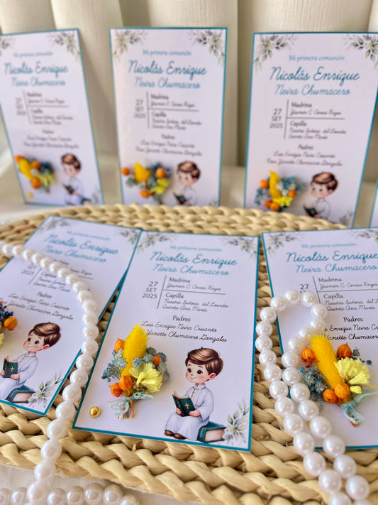 Estampitas decoradas