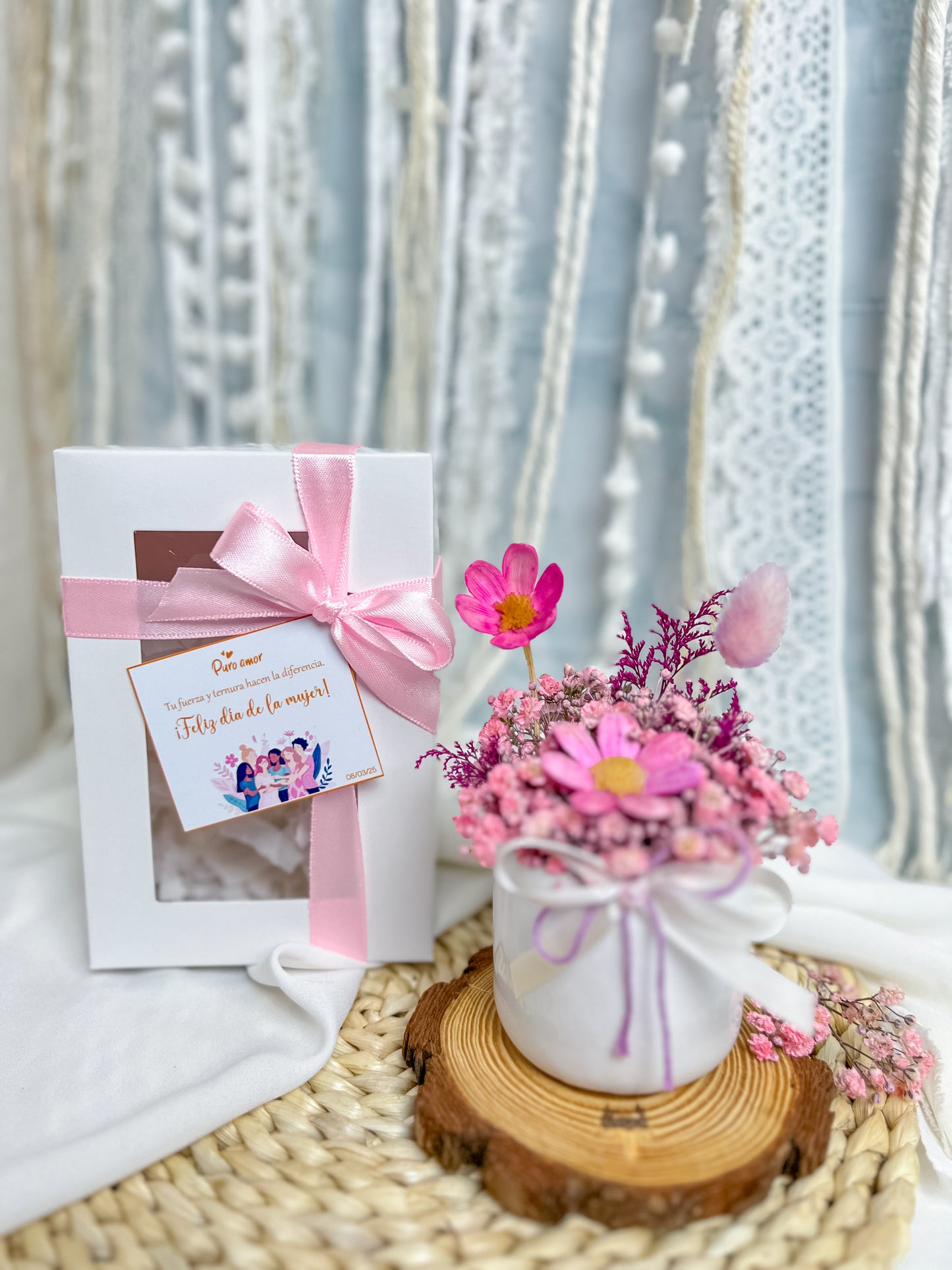 Macetitas Chic con flores eternas